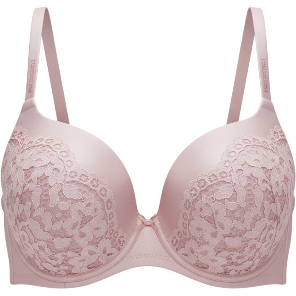 Victoria's Secret Bra Womens 32DDD Pink Body By Victoria Lined Perfect Coverage
